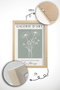 Wallity Artvmodel24-Ahsap Pinturas Decorativas Enmarcadas 3 Piezas 33x48 cm Madera Maciza MDF